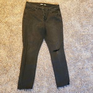 Old navy super skinny high-rise black jeans
